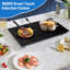 2 Zone Electric Hot Plate Cooker 1800w+1000w Double Hob Portable Table Top Hob Kitchen Stove