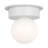 Milk Glass Shade Flush Mount-1327534412