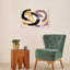 «Abstract My Bangles in Abstract», reproduction d'art moderne et contemporaine sur toile mauve