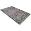 Tapis rétro antidérapant et lavable pour le salon, la chambre à coucher, la salle à manger, les tapis en polyester fabriqués à la machine - couleur noir / rose / bleu, conception unie unie-838302907