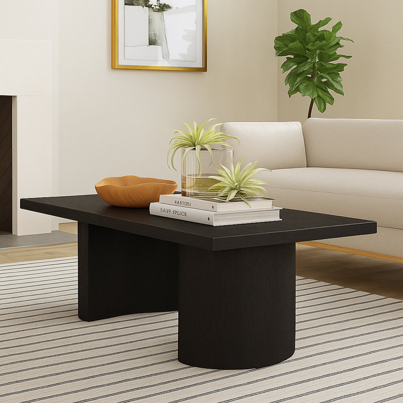 Table basse Moscow Tiney, Noir, noir, noir, noir
