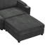 Canapé en U 108 po avec 2 repose-pieds, canapé modulaire convertible 5 places avec accoudoirs de rangement et porte-gobelets, canapé en chenille confortable avec sièges profonds pour le salon-1073064683