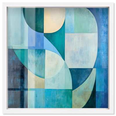 Décoration murale moderne Color Blocks I Shadowbox Print par Art Remedy