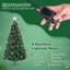 Arbre de Noël artificiel avec 8 modes d'éclairage-1428609418