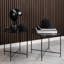 Side Table with Polished Marble Stone 52x40cm-851727525