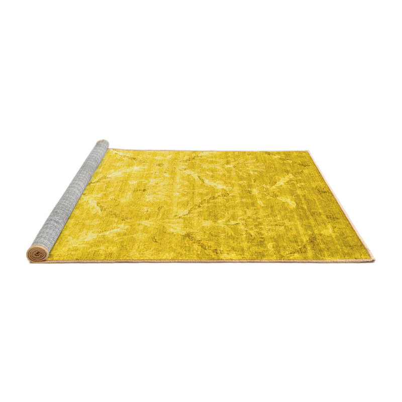 Andrienne Performance Abstract Indoor Rug, Square 6'