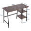 Home Office Desk Set With 1 Office Chair, Modern Desk Computer Desk With Storage Shelves, Writing Table With Chair For Home Office-633109546