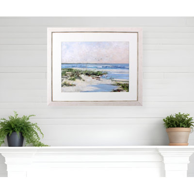 «Soft Morning Sea», impression murale encadrée