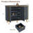 47.3" Modern Buffet Cabinet With Storage, Kitchen Sideboard Buffet With 2 Door & 3 Drawers, Fluted Coffee Bar Storage Cabinet For Dining Room, Living Room, Entryway, Navy Blue-423576138