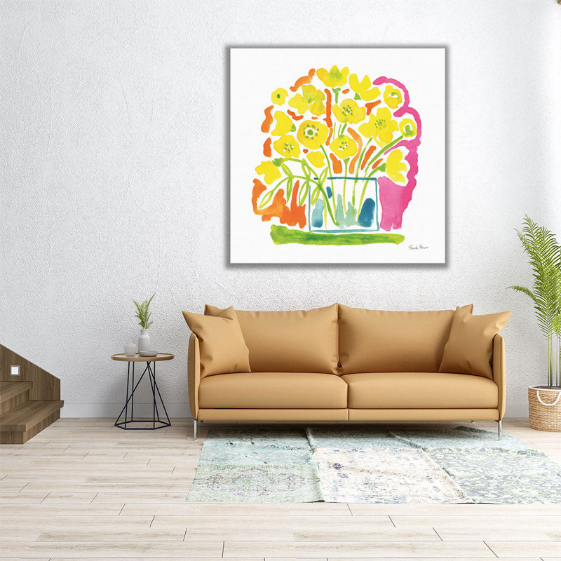 Fresh Bouquet - reproduction d'art sur toile, H 20 po x l 20 po