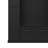 Farmhouse Elegant Hall Tree with 4 Side Cabinets, All-in-One Mudroom Furniture with Adjustable Shelves & Open Cubbies, Beadboard Entryway Bench with Coat Rack & 5 Hooks for Hallway, Black