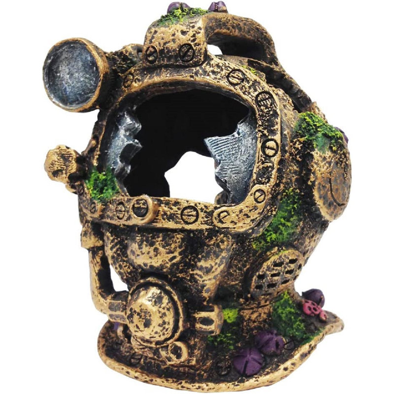 Ornement d'aquarium Sunken Gardens - Casque de plongeur (grande taille) 