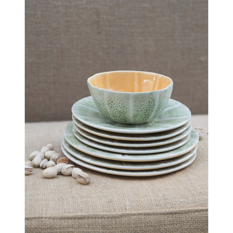 Melons Earthenware Appetizer Plate