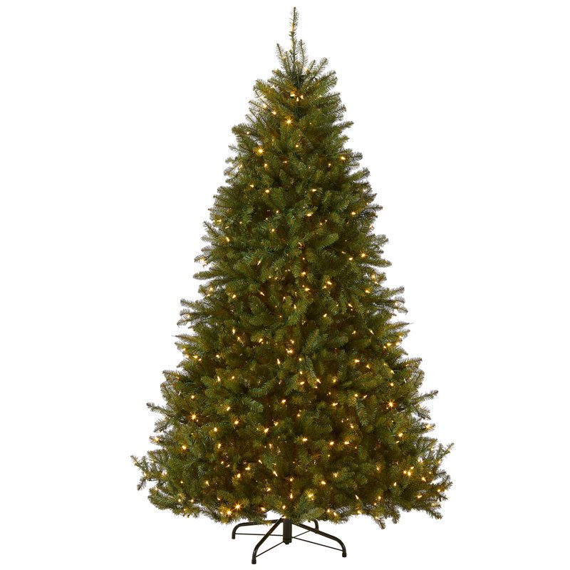 Dunhill 9' Green Fir Artificial Christmas Tree with 900 Color + Clear Lights