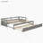 Extending Daybed With Trundle, Wooden Daybed With Trundle-868216570