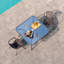 Adeleigh 2 - Person Patio Dining Set Square Table-1302451165