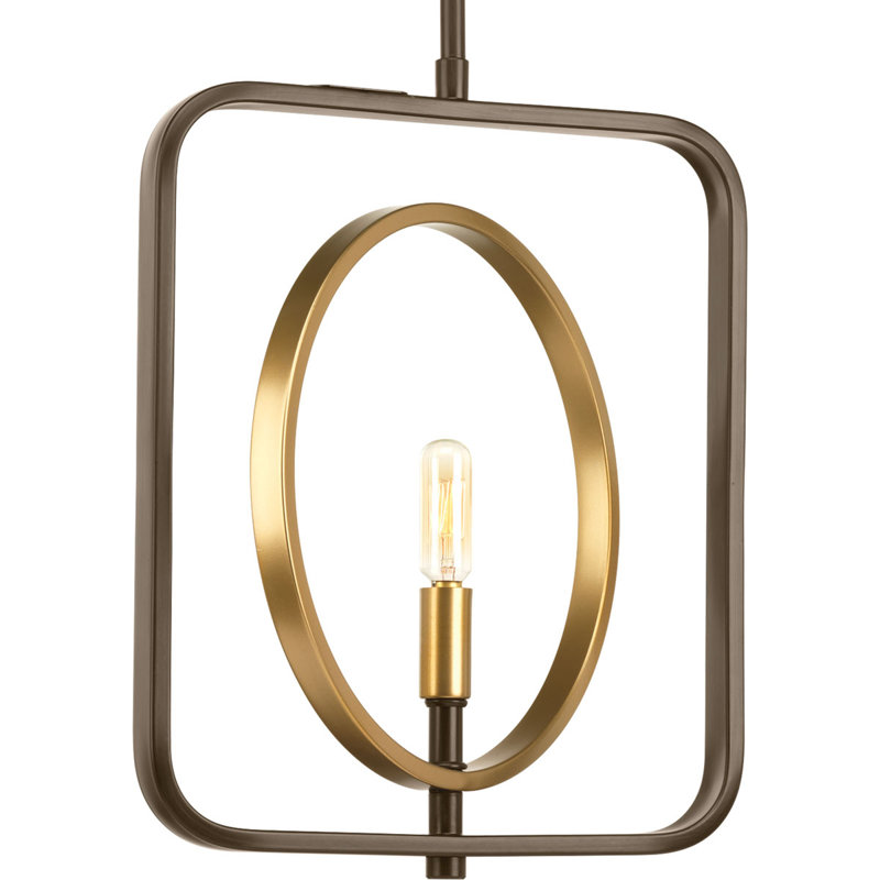 Luminaire suspendu géométrique à 1 lumière Rosharon