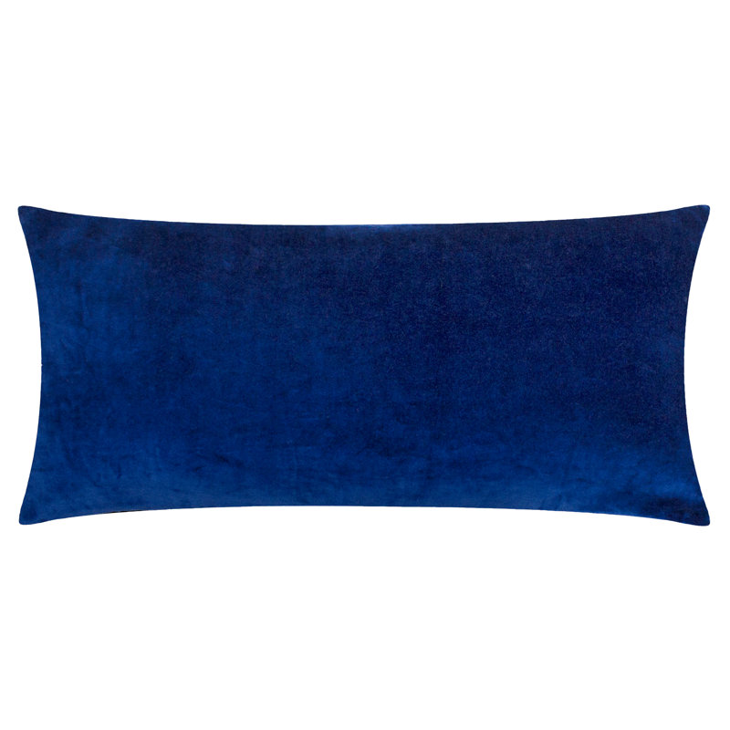 Laurel Cushion Cover Geometric Rectangular Throw Pillow Cover, Pink/Blue
