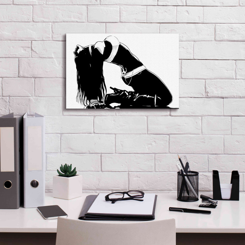 «Striking A Pose II» sur toile par Giuseppe Cristiano, L 18 po x H 12 po