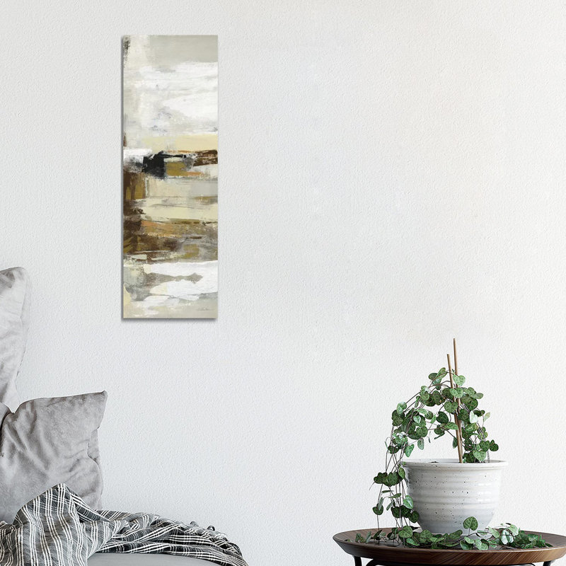 «Lava and Steam IV» par Silvia Vassileva, reproduction d'art panoramique sur toile, H 36 po x l 12 po x P 1,5 po