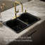 Hartland 33" L x 22" W x 9-5/8" Double Basin Drop-In Kitchen Sink-6917997-19195533