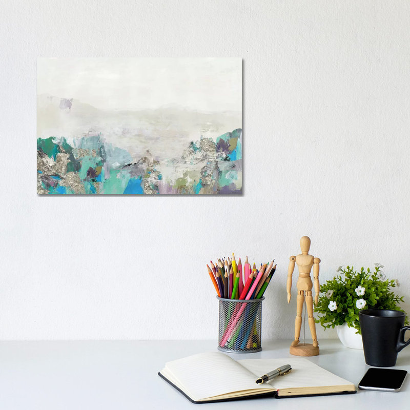 Silver Day by PI Studio - Wrapped Canvas Painting, 20.32 cm H x 30.48 cm W