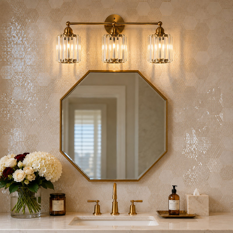 Cambridgeshire 3 - Light Dimmable Bathroom Vanity Light