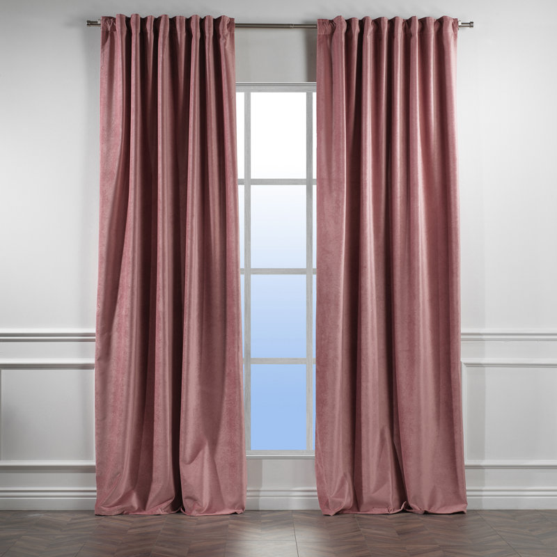 Decorative Double Panel in Matt, Extra Wide X Extra Long, L 52 po x L 108 po, 77 rose Ruddy