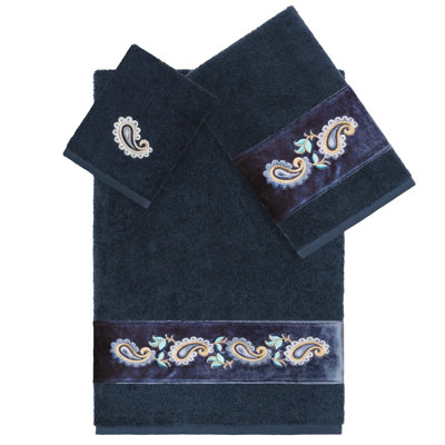  Ensemble de serviettes 3 pièces 100% coton turc