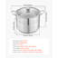 VEVOR Non-Stick Ceramic and Glass Stainless Steel Stock Pot-1625483891