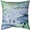 Housse de coussin meguro et pont tambour et coucher de soleil hill