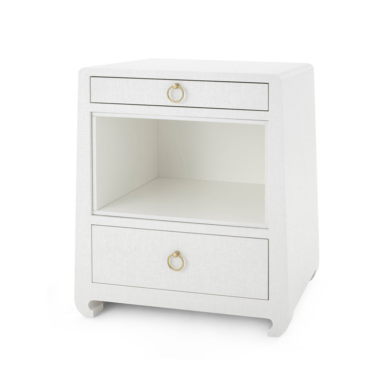 Ming End Table, White