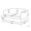 Tamirra 2 Seater Fabric Loveseat