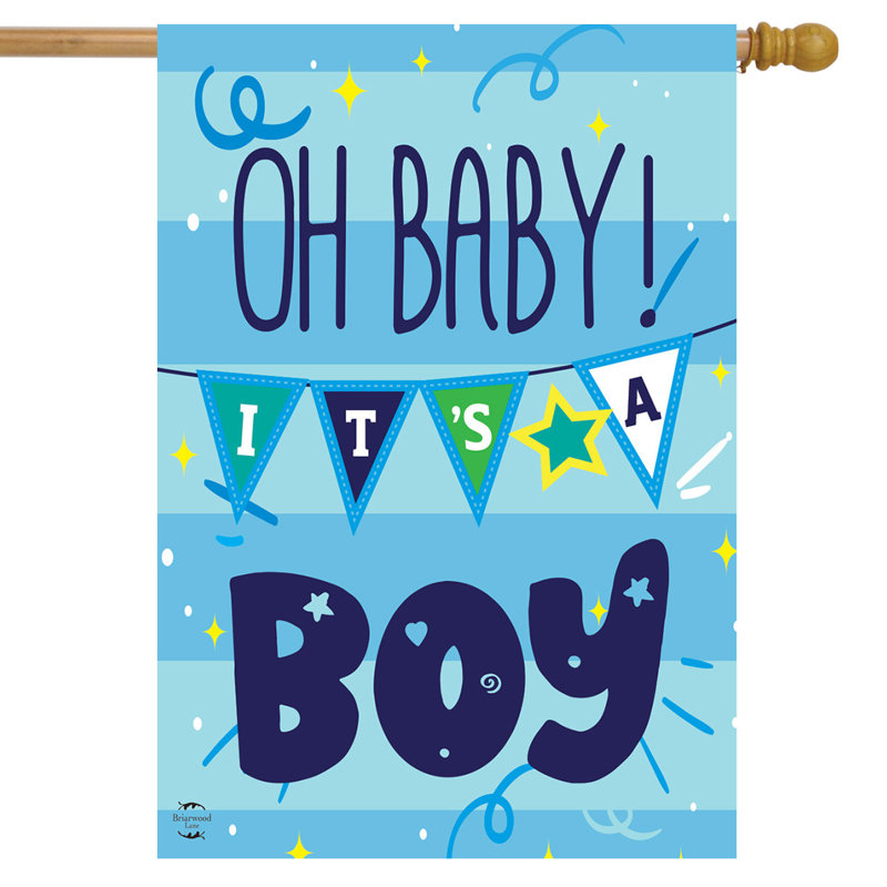 Drapeau de maison pour bébé