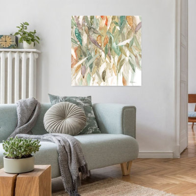 Rainy Cascade II Abstract Contemporary Delicate Nature Landscape Wall Art