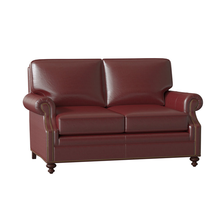 West Haven 59'' Leather Loveseat