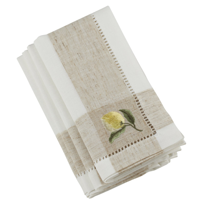 Ensemble de serviettes 4 pièces hemstitch Sweetwater