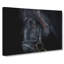 Enchanting Black Stallion Horse - Wrapped Canvas-55370445