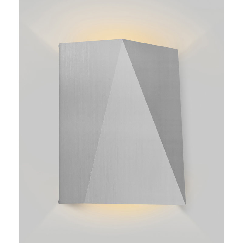 Calx LED Wall Light, Marine Grade Brushed Stainless Steel, 2700K
