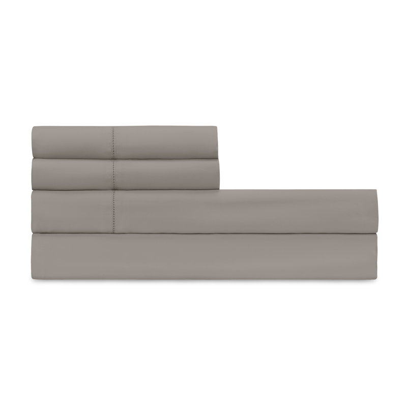 Royal Sateen Sheet Set, Chrome, Twin Sheet Set + 1 Pillowcase