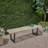 Metal/Solid Wood Outdoor Bench-1958941634-1958941636
