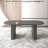 Extendable Dining Table 4-8 Person Oval Wooden Strip Base Family-571484918