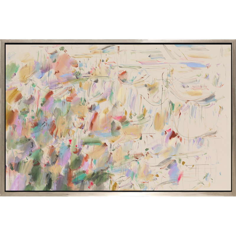 Blooms Painting, Silver Framed