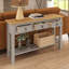 Console en bois massif Dinnington-1229160899
