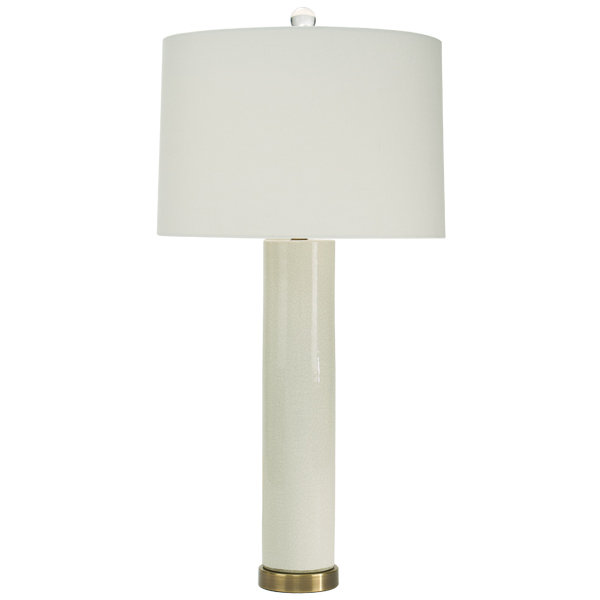 Lampe de table blanche 33 po Nicoletti