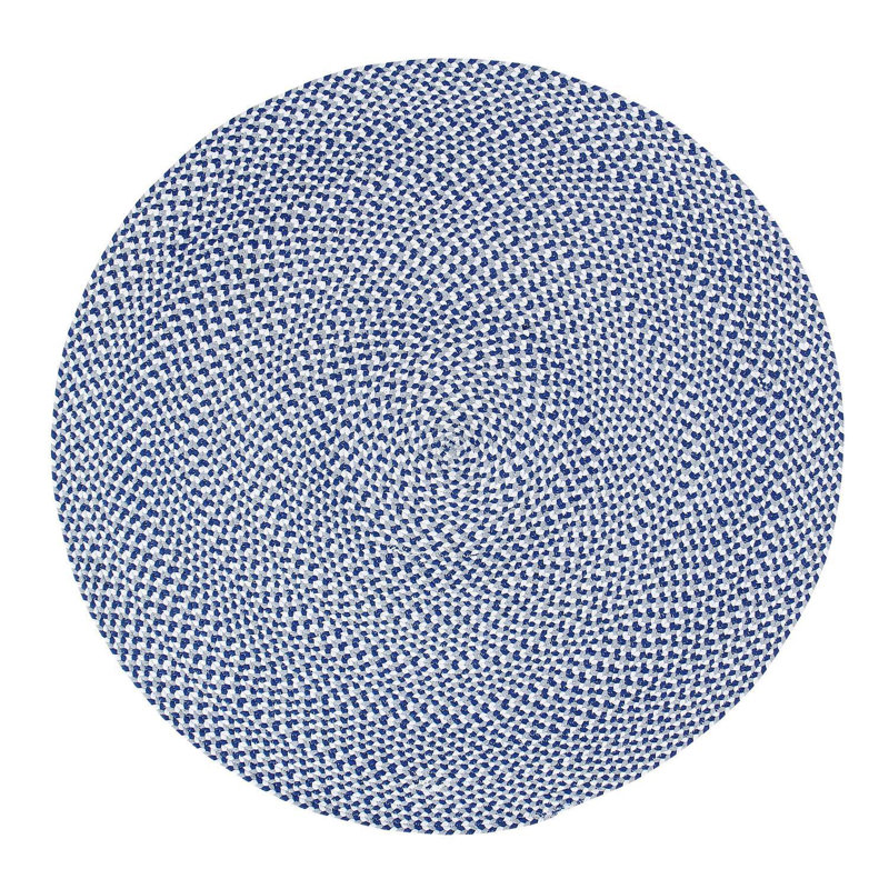 Tariffville Checkered Indoor Rug, Oval 3' x 5'