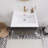 Tojuana 23.62'' Single Bathroom Vanity with Acrylic Top-1108916413