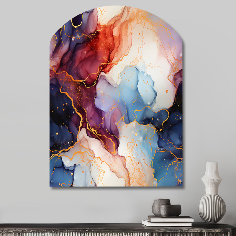 Kirkham - Art mural irrégulier en marbre, H 34 po x l 25 po