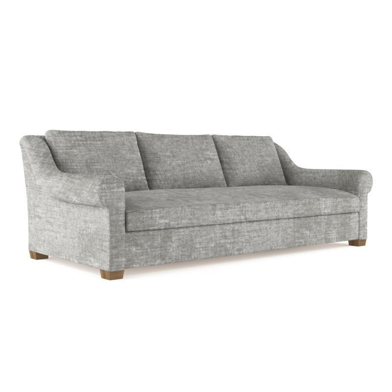 Canapé Thompson, H 32 po x l 108 po x P 41 po, Lin huître Pebble Weave, Patiné