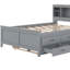 Lit plateforme Nyliah avec tête de rangement, USB, lit gigogne et 3 tiroirs-5931532-5931537